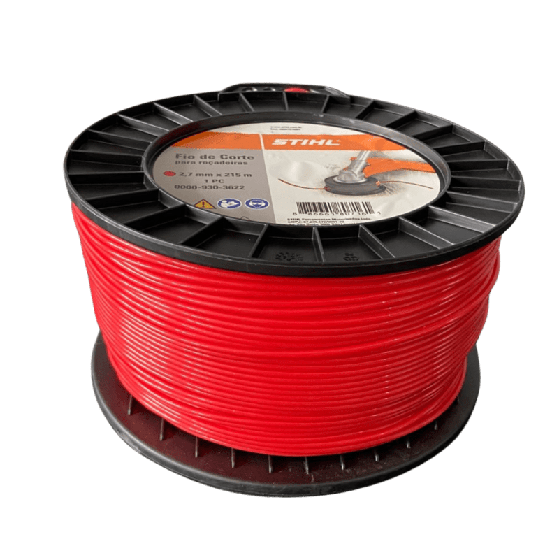 Rolo de Fio redondo VERMELHO 2,7X215 MT - STIHL