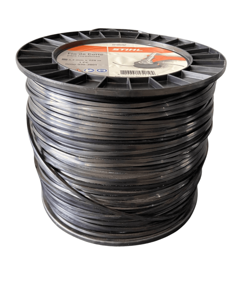 Rolo de fio quadrado PRETO 3.3x228 MT - STIHL